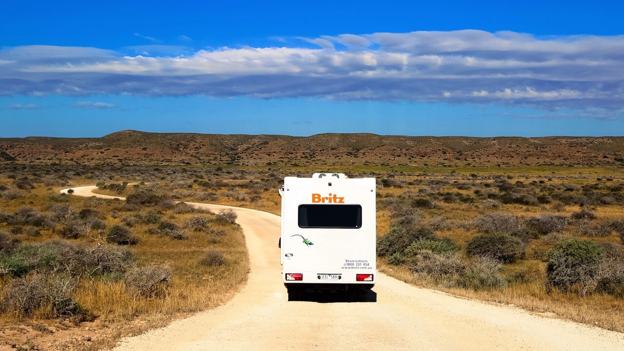 Britz Camper im Cape Range Nationalpark in Australien