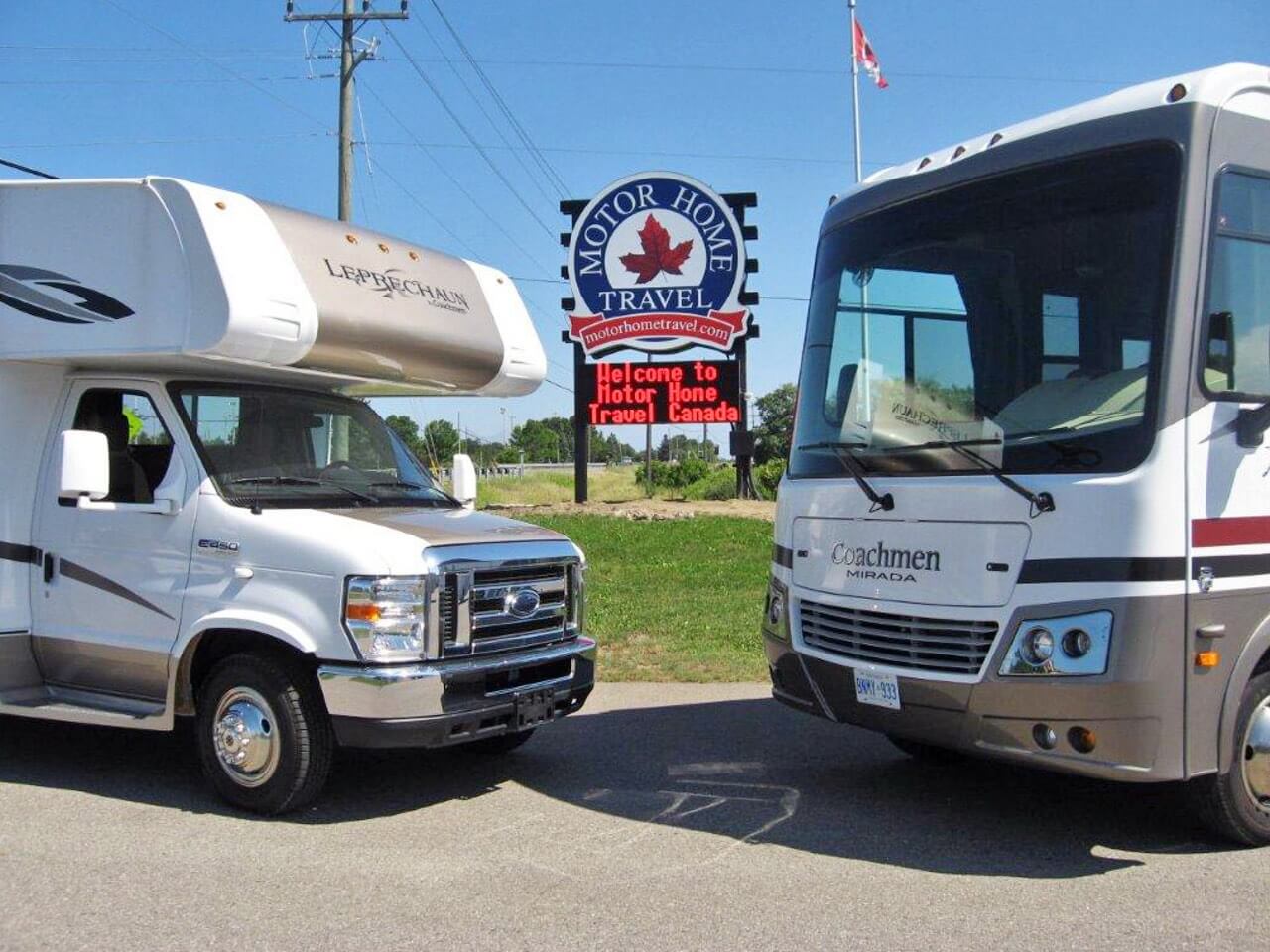 Wohnmobile von Motor Home Travel in Kanada