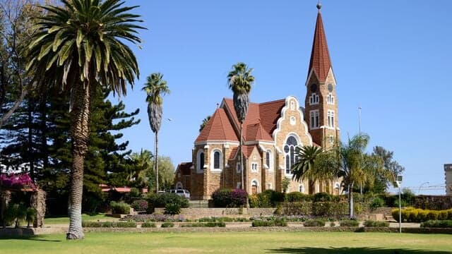 Map of Windhoek Namibia station location