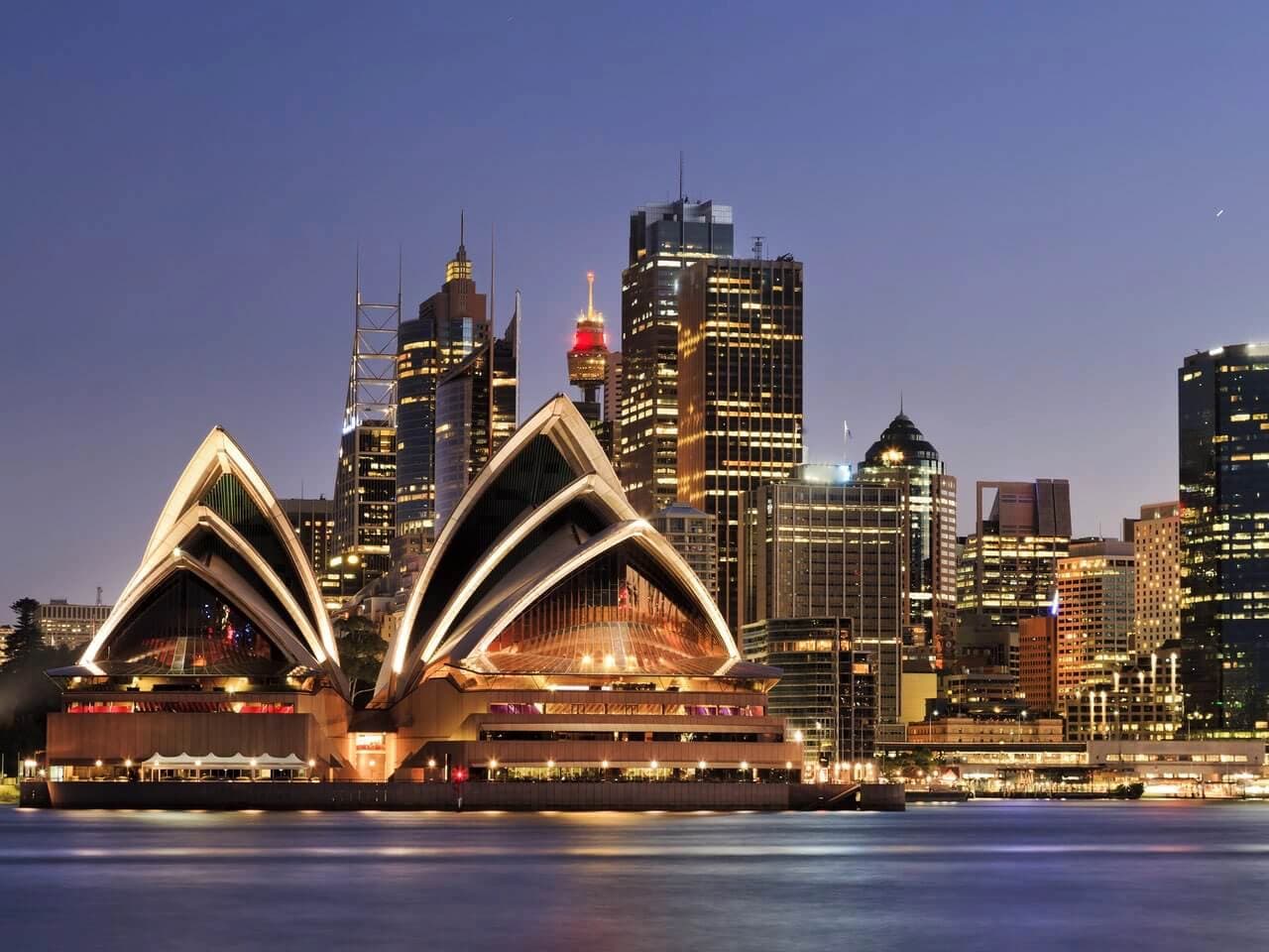 Das weltberühmte Sydney Opera House