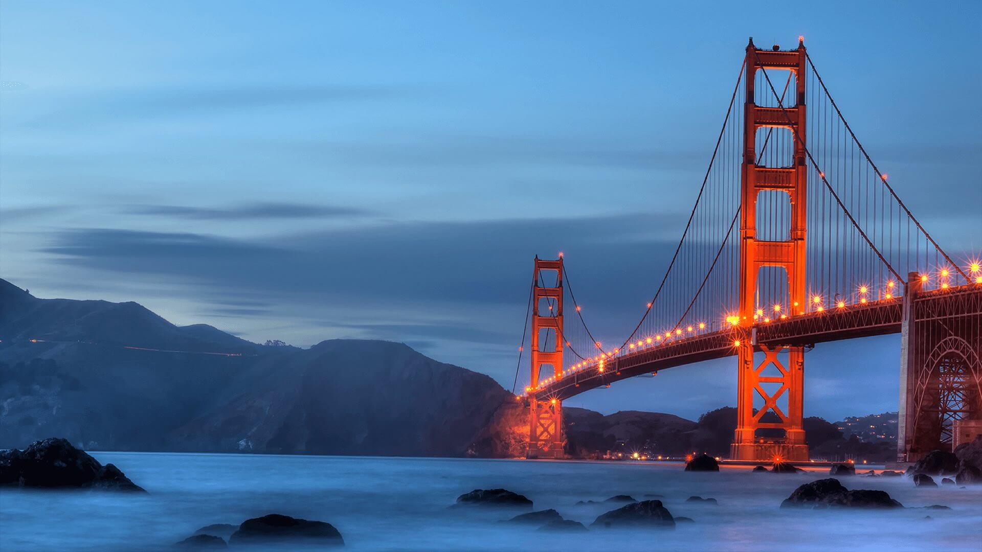 Golden Gate Bridge in San Francisco in den USA