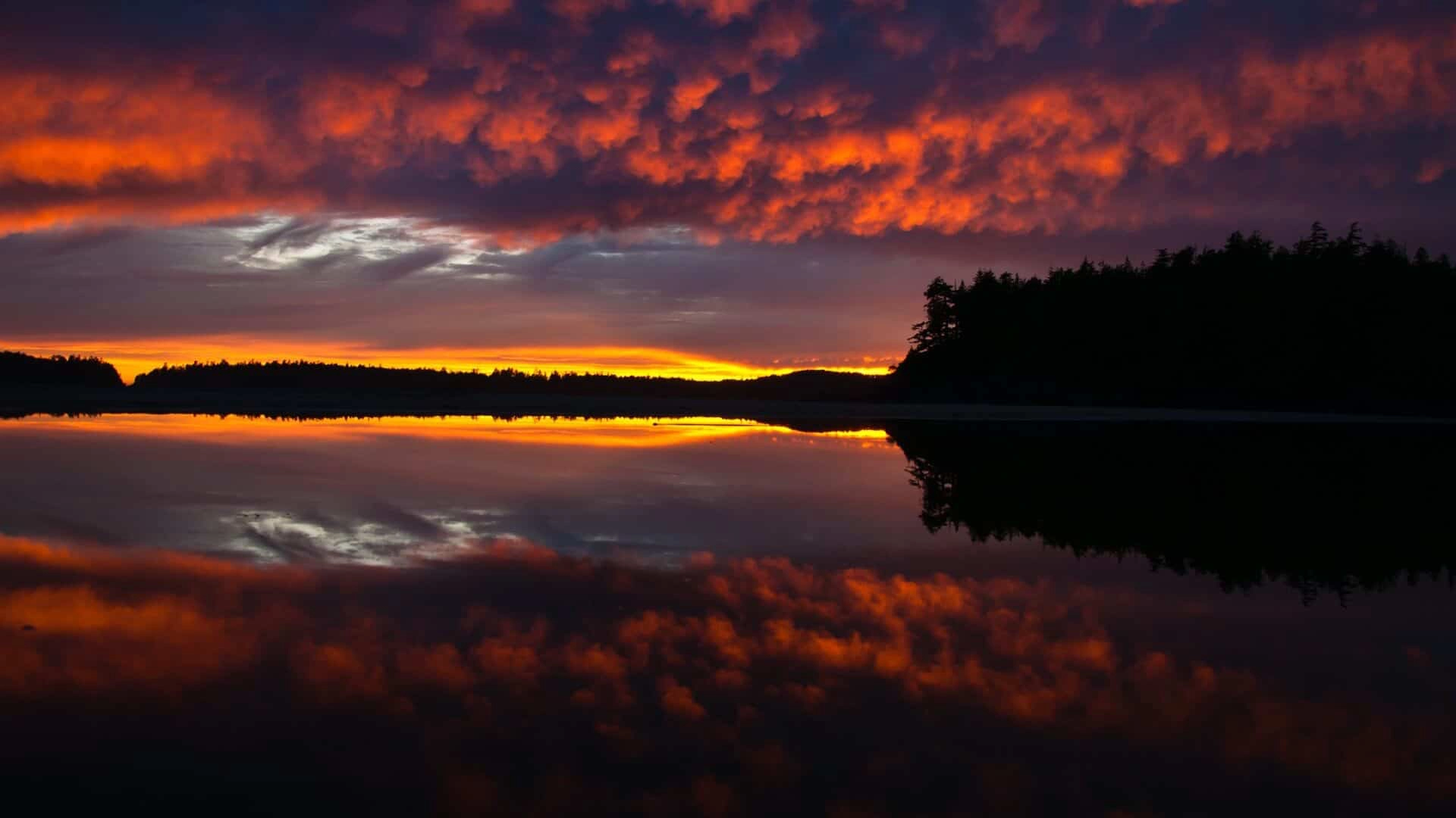 Sonnenuntergang auf Vancouver Island