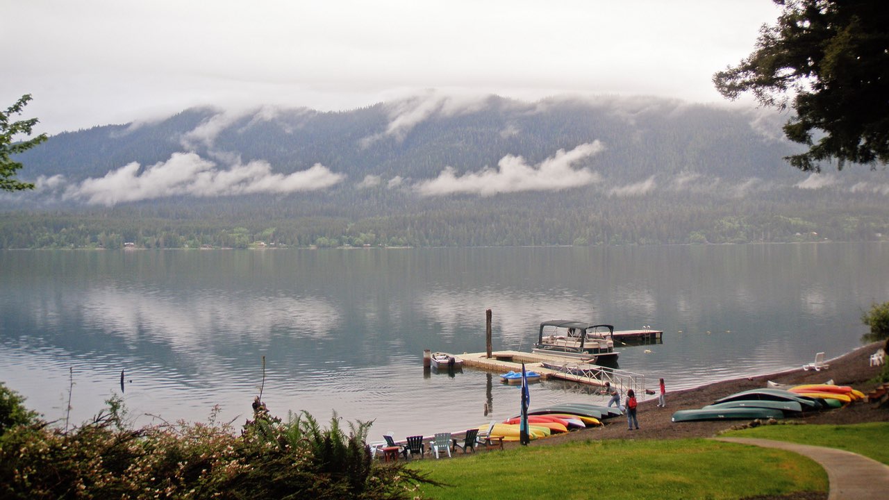 Blick auf den Lake Quinault