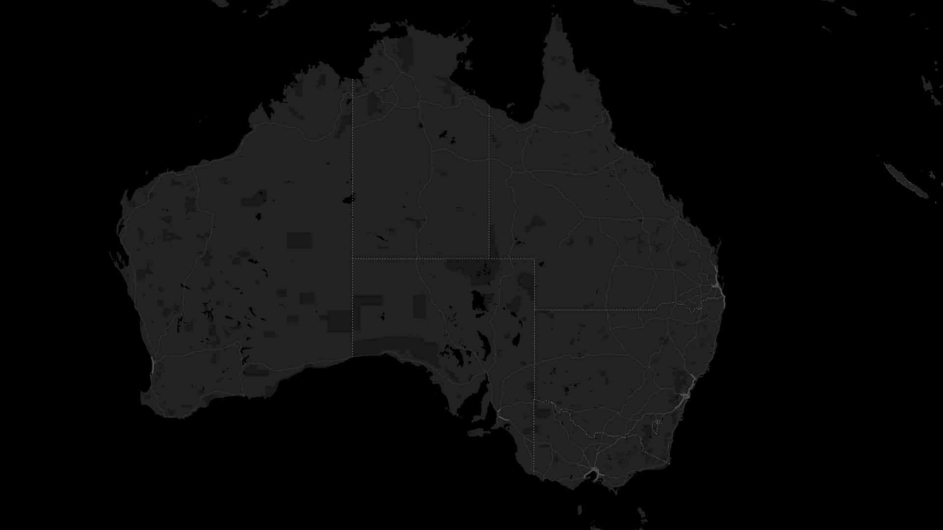 Karte von Australien