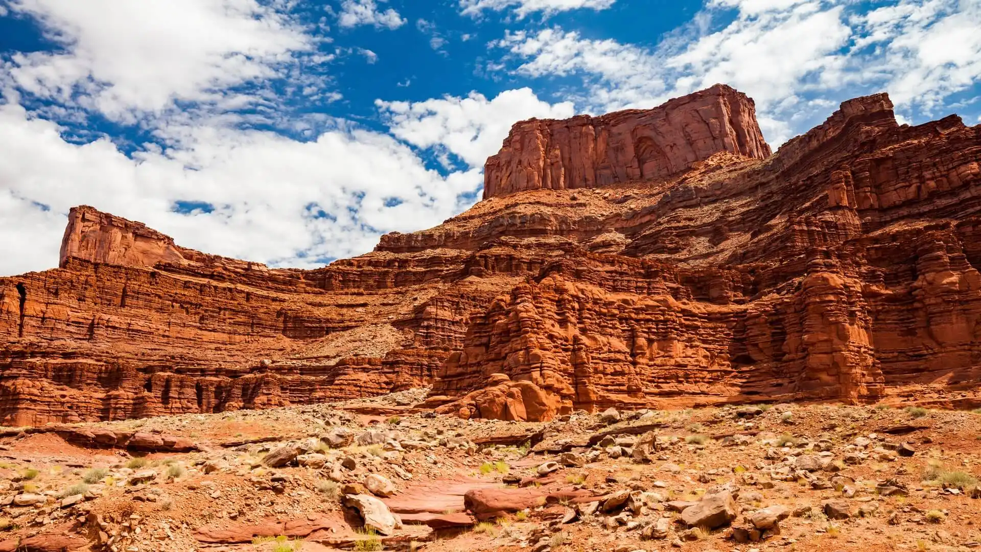 Typische Felslandschaft im Canyonlands-Nationalpark