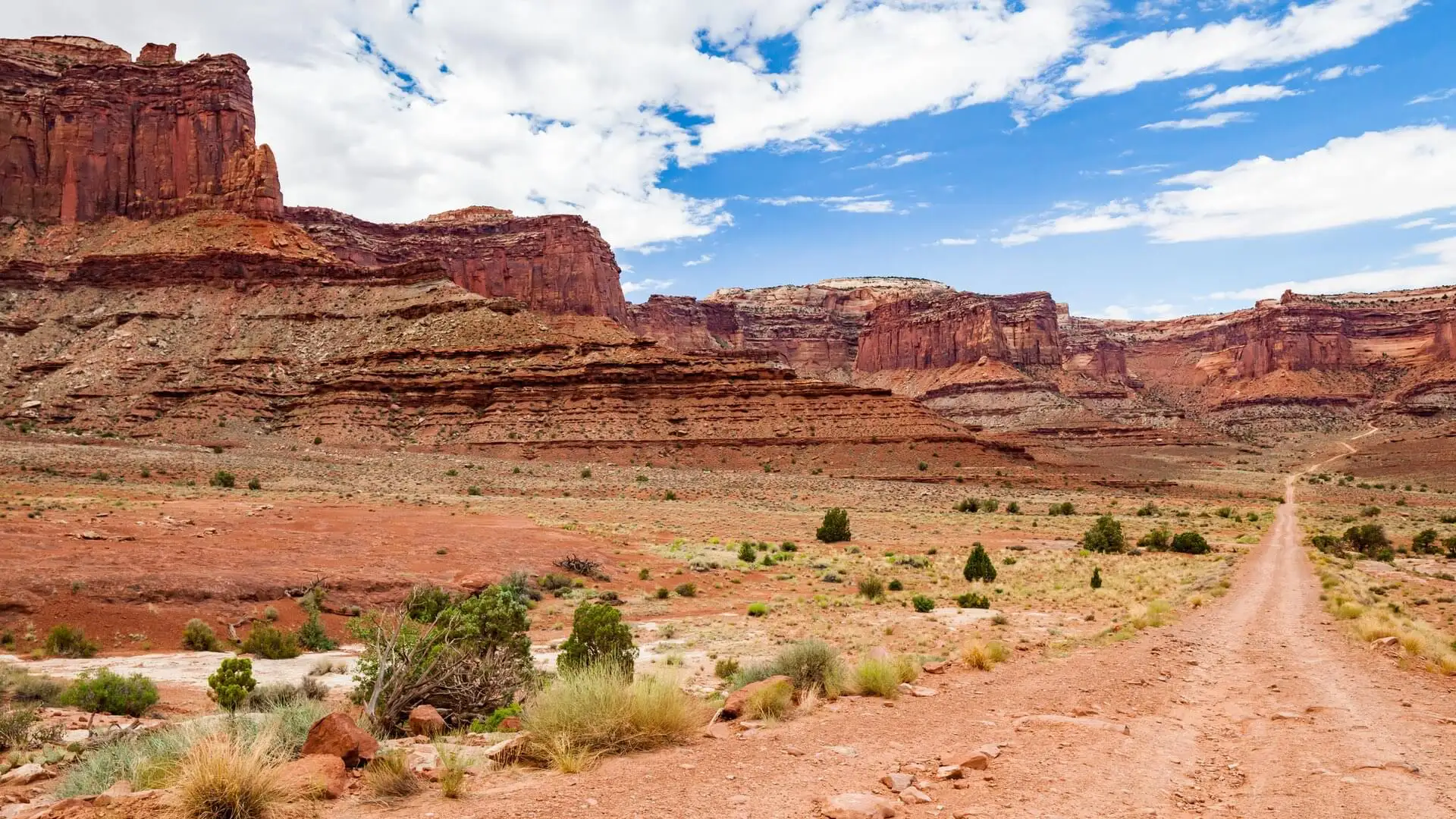 Straße durch den Canyonlands-Nationalpark
