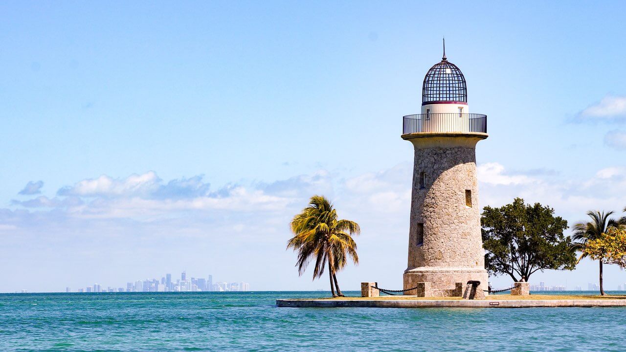 Der Boca Chita Leuchtturm in Florida.