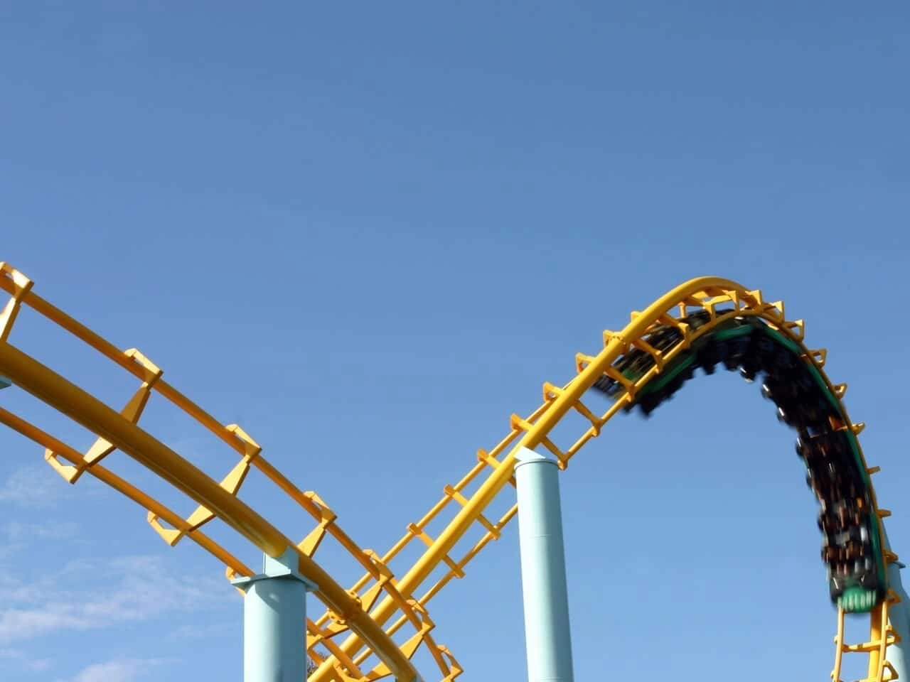 Looping im Dreamworld in Australien
