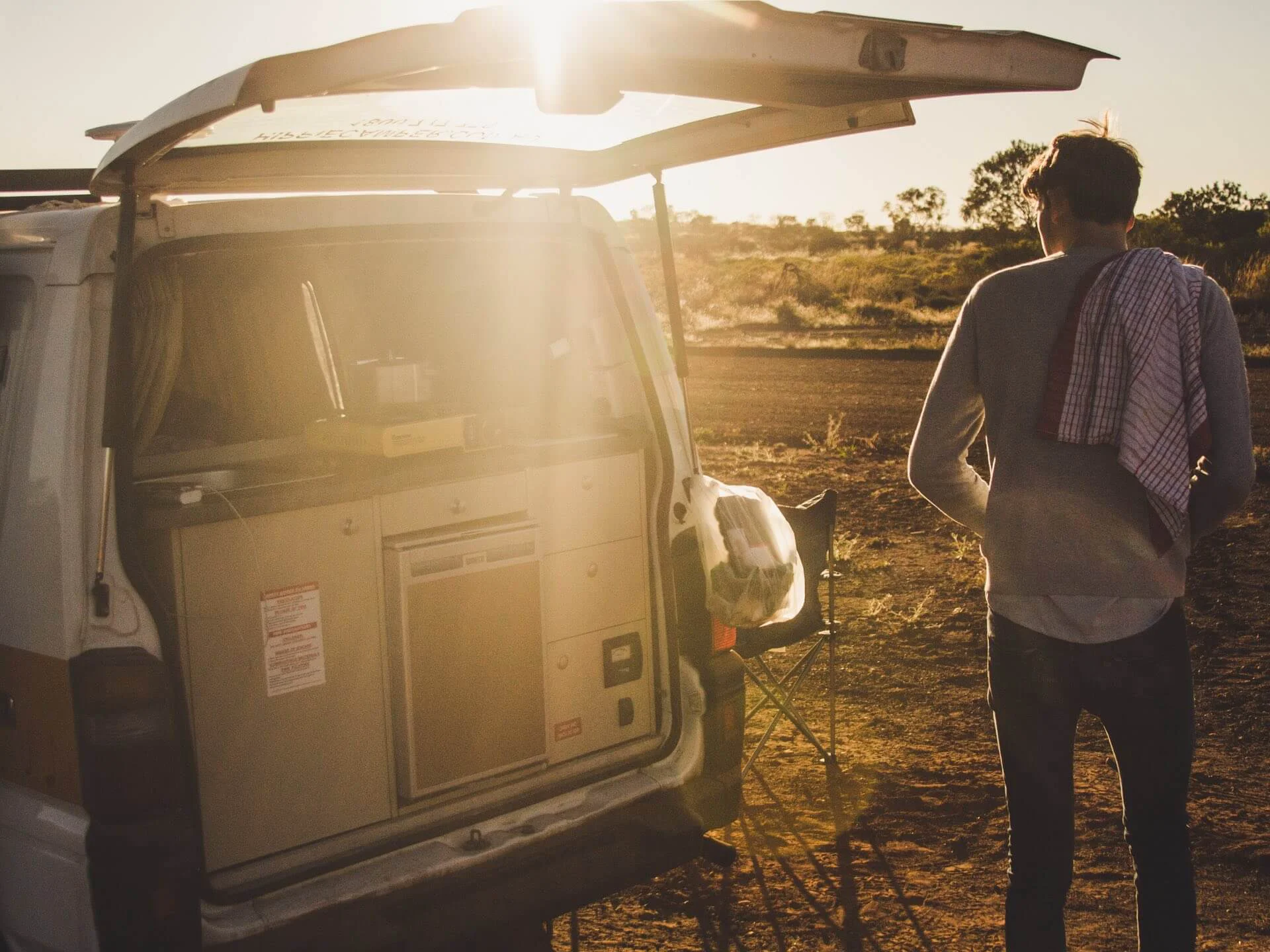 Camper im Karijini-Nationalpark