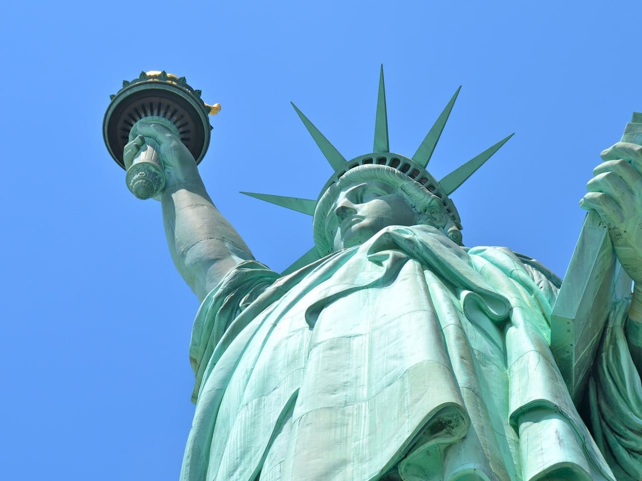 Freiheitsstatue auf Liberty Island.