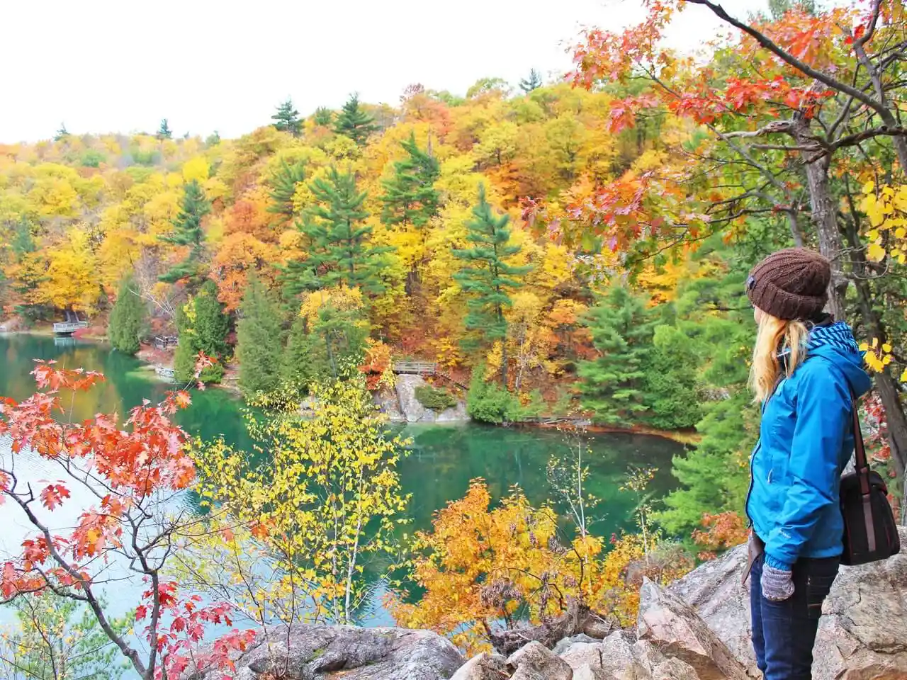 Im Parc de la Gatineau in Ottawa