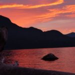 Sonnenuntergang an einem See in Kanada