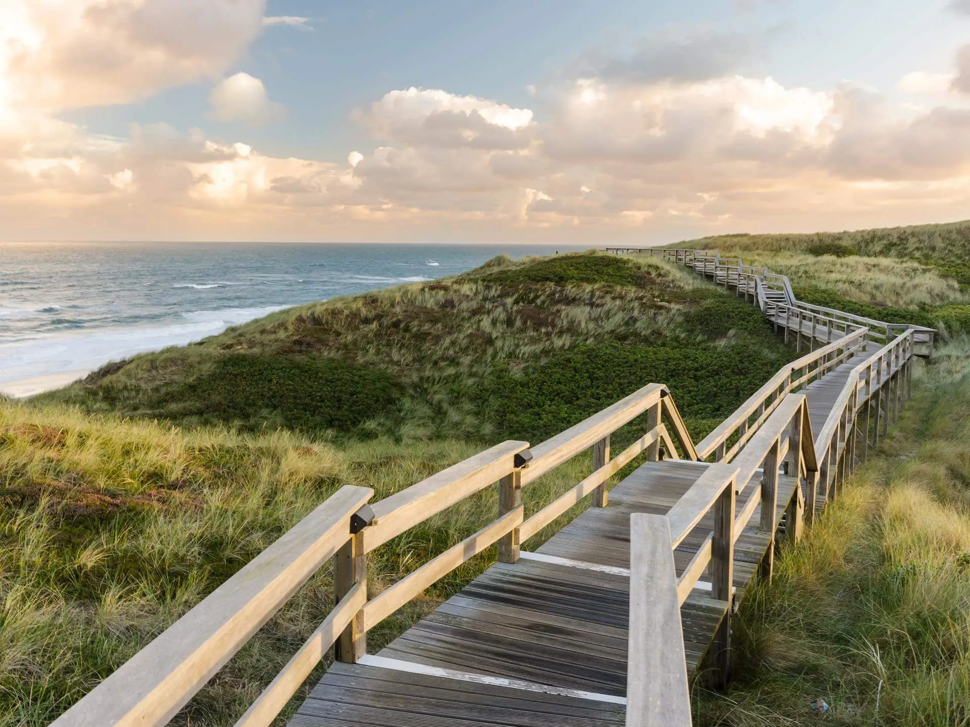Campingplatz Nordsee: Küste bei Wenningstedt auf Sylt.
