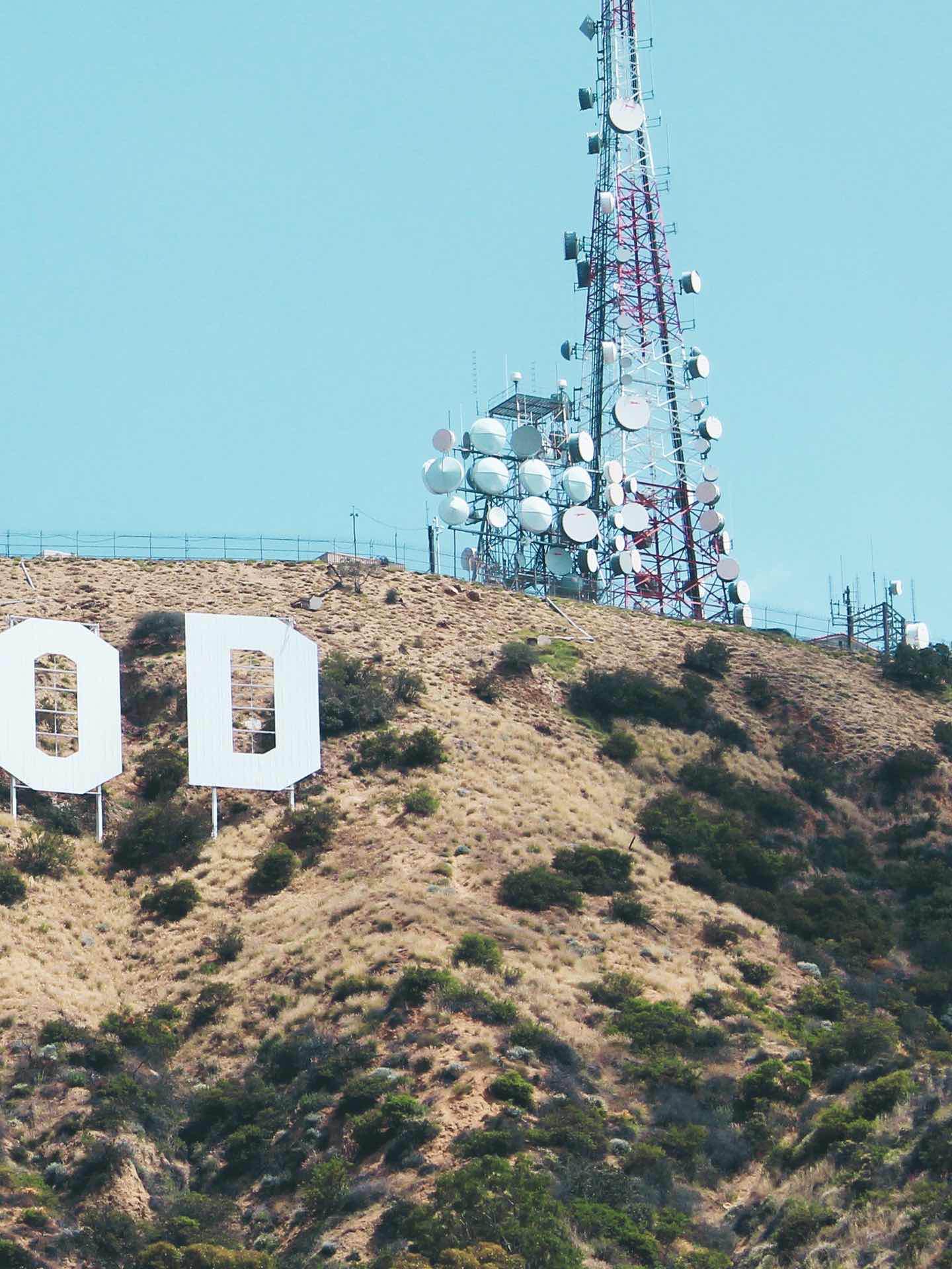 Blick auf das Hollywood Sign - Teil 3.
