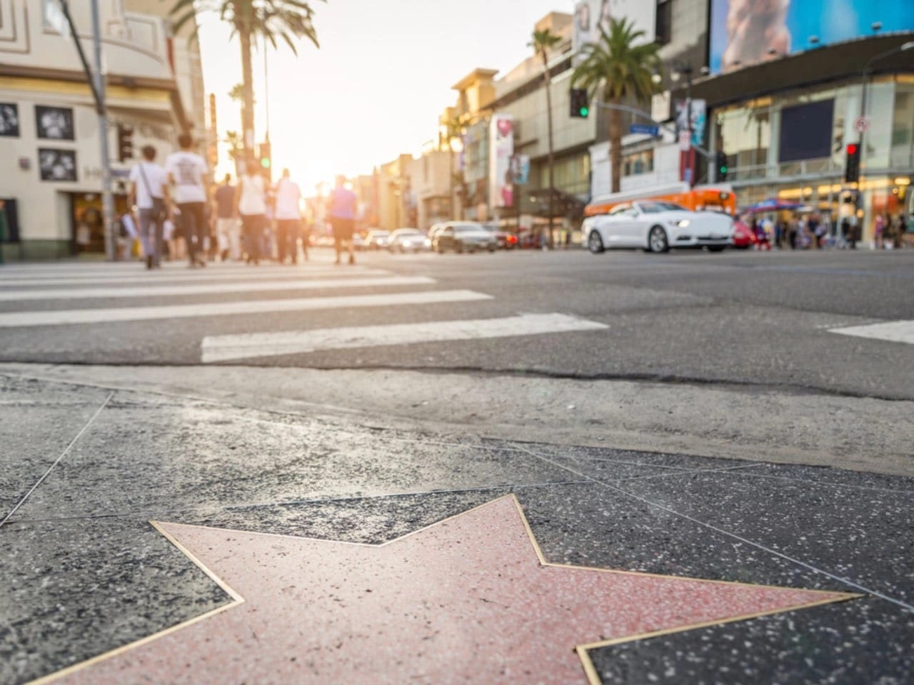 Stern auf dem Walk of Fame.