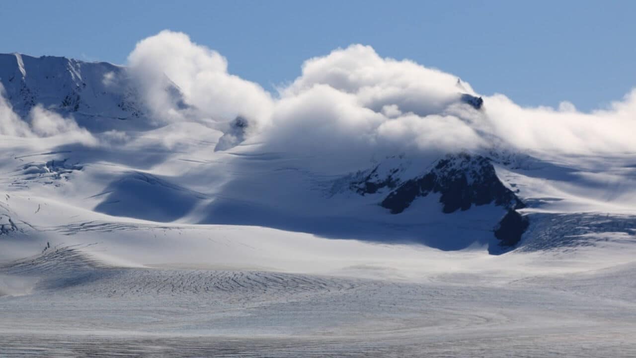 Harding Icefield bei Seward und Kenai in Alaska