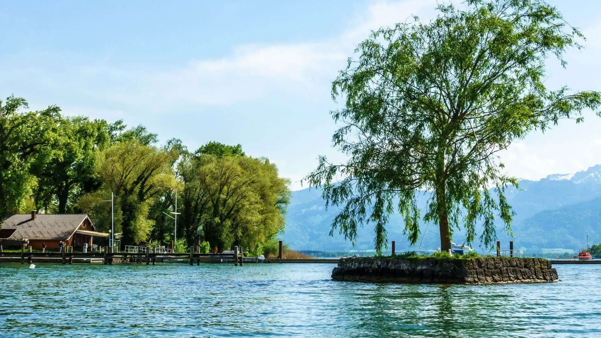 Die bekannte kleine Insel im Chiemsee.