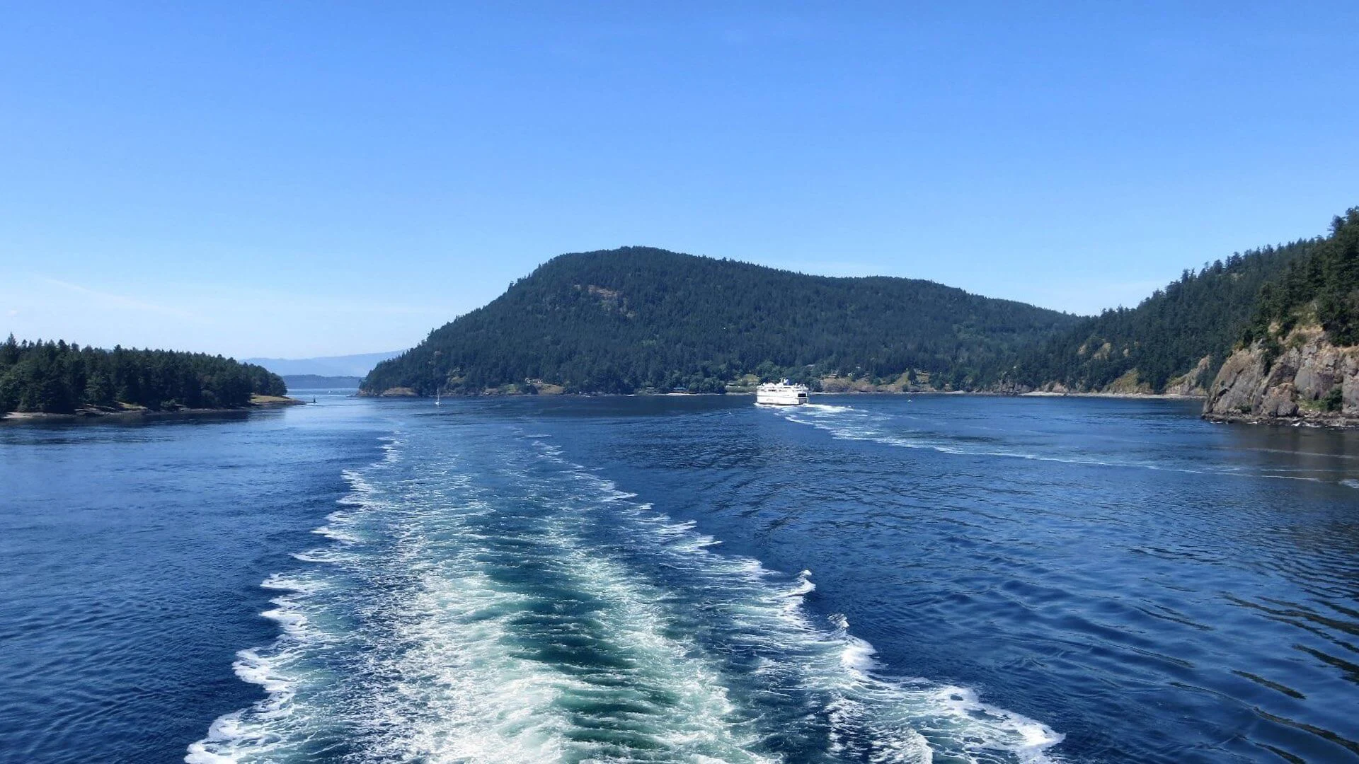 Fährfahrt bei Vancouver