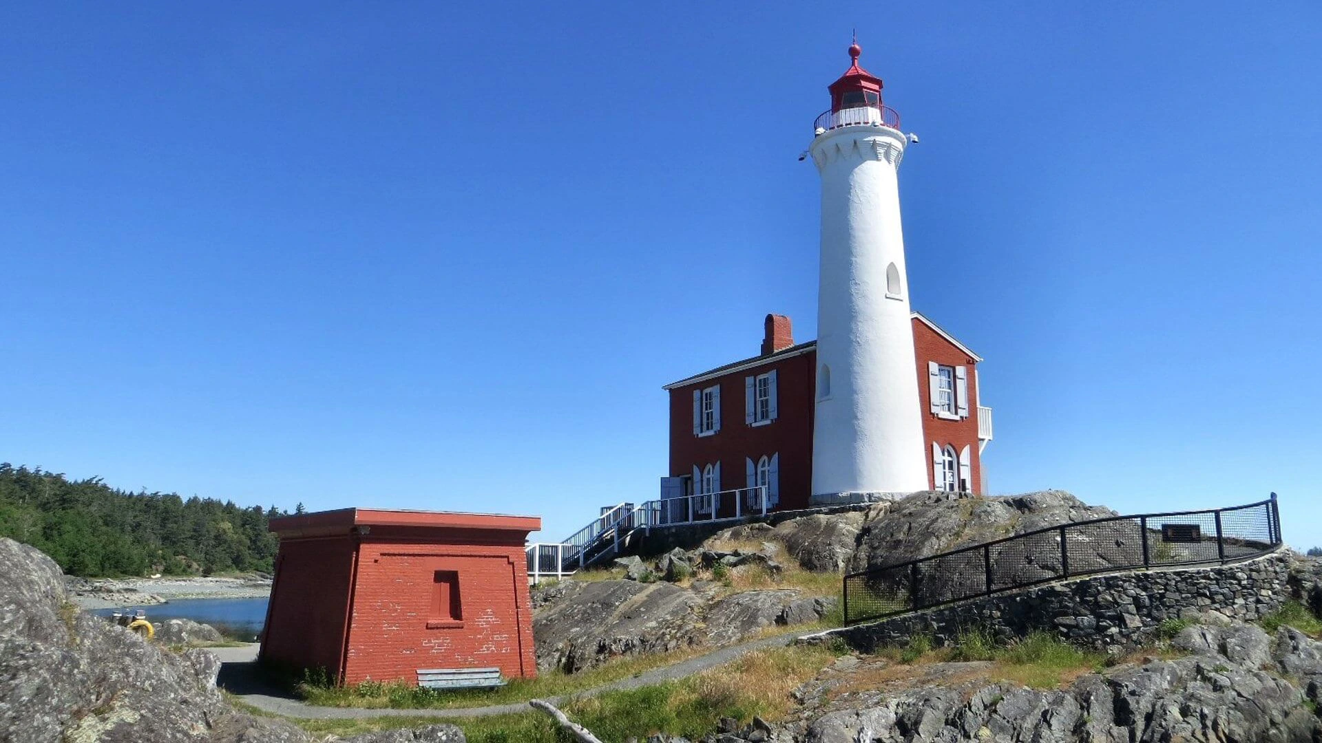 Der Fisgard Leuchtturm auf Vancouver Island
