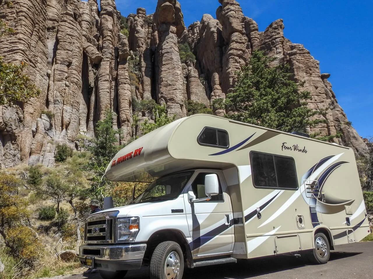 Wohnmobil im Chiricahua Nationalpark