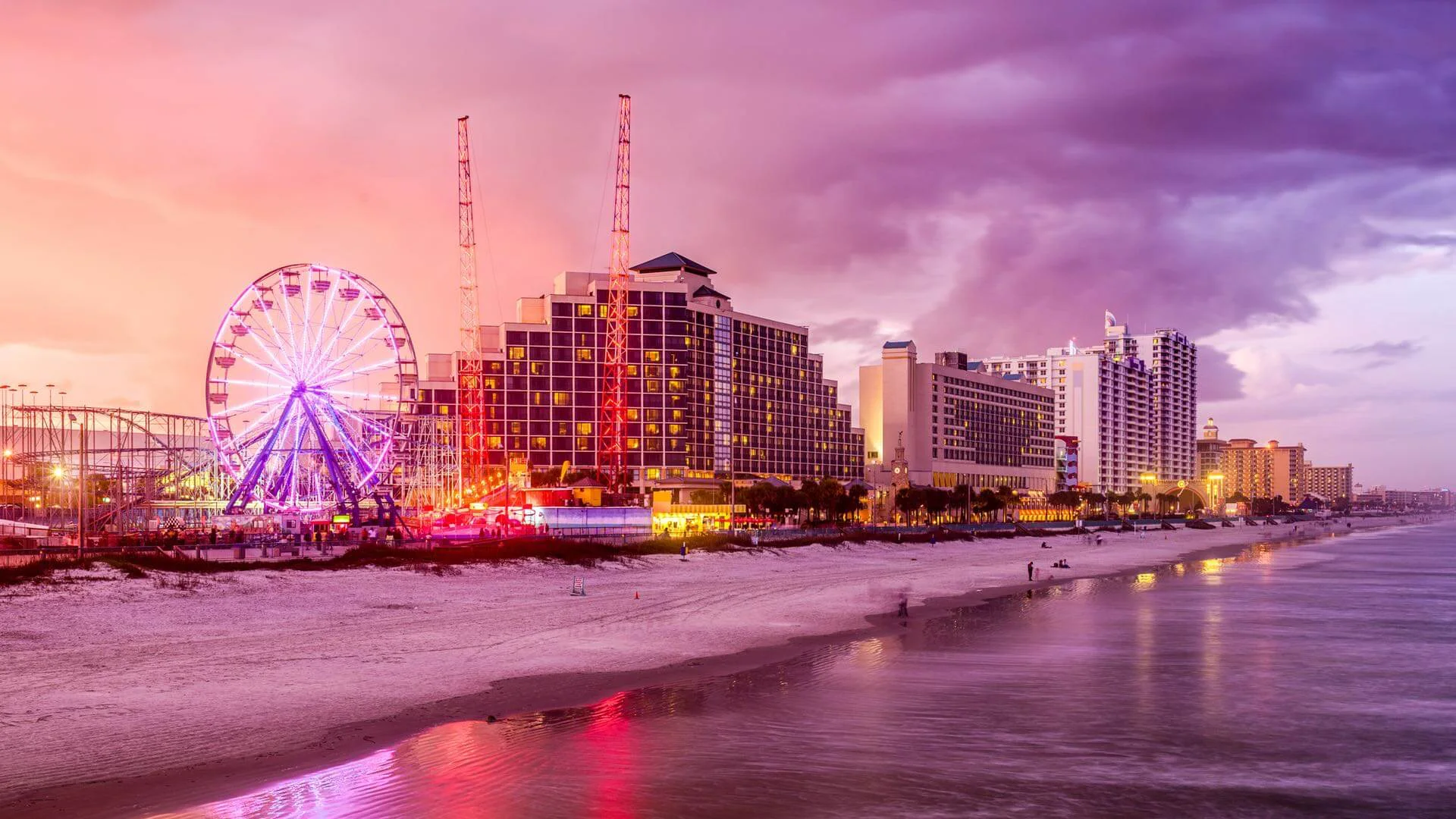 Abendliches Daytona Beach