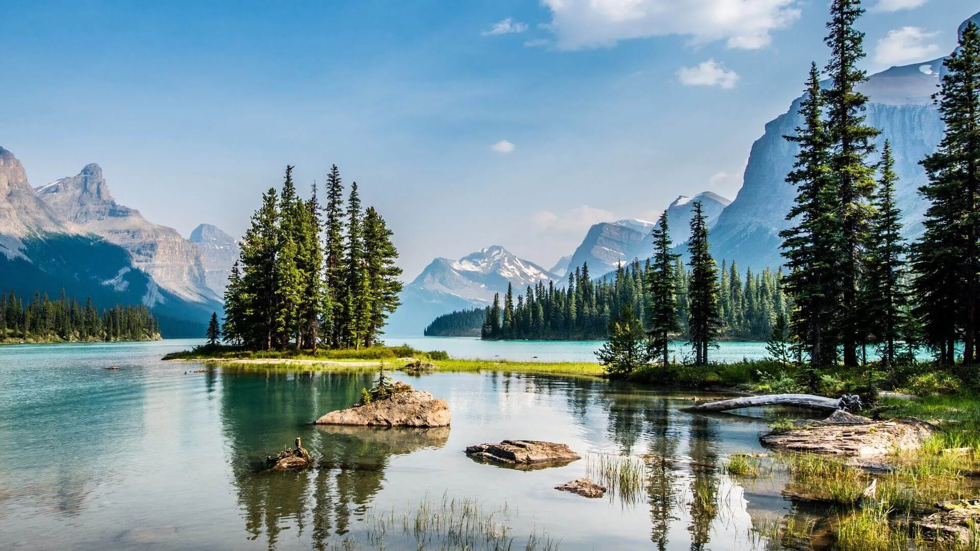 Der Maligne Lake im Jasper Nationalpark