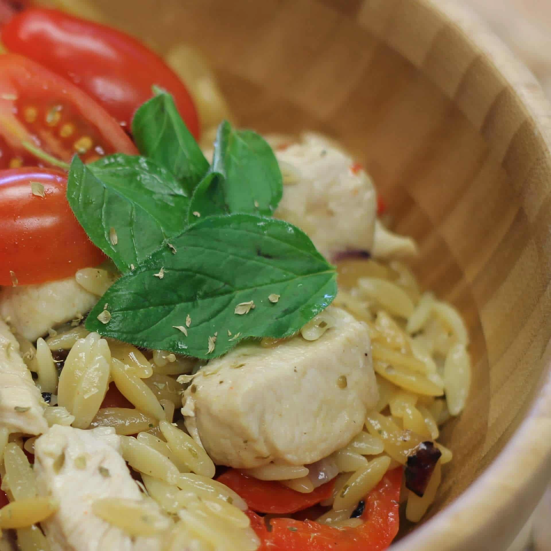 Chicken-Orzo-Pot Gericht