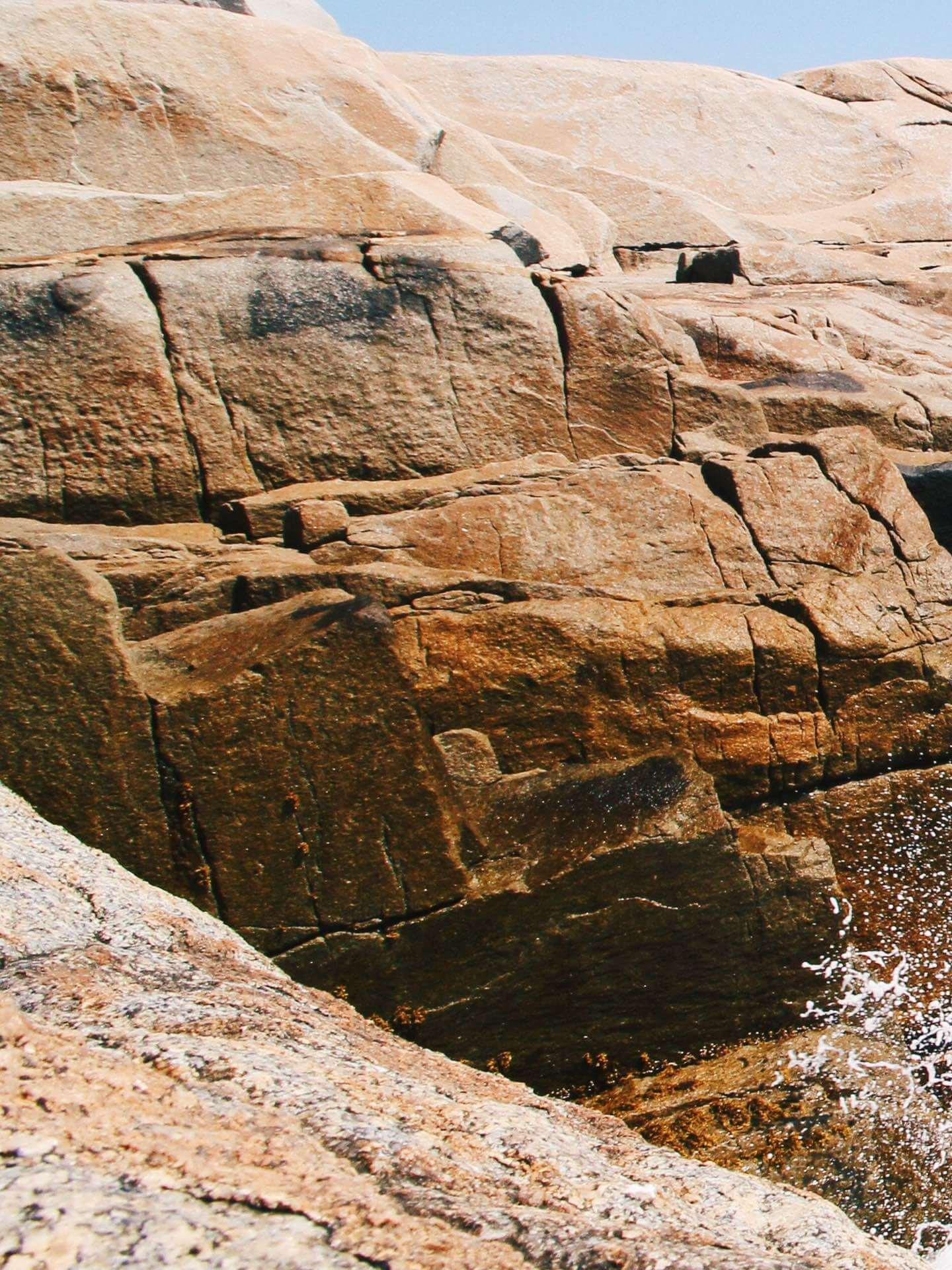 Felsen an der Küste Nova Scotias