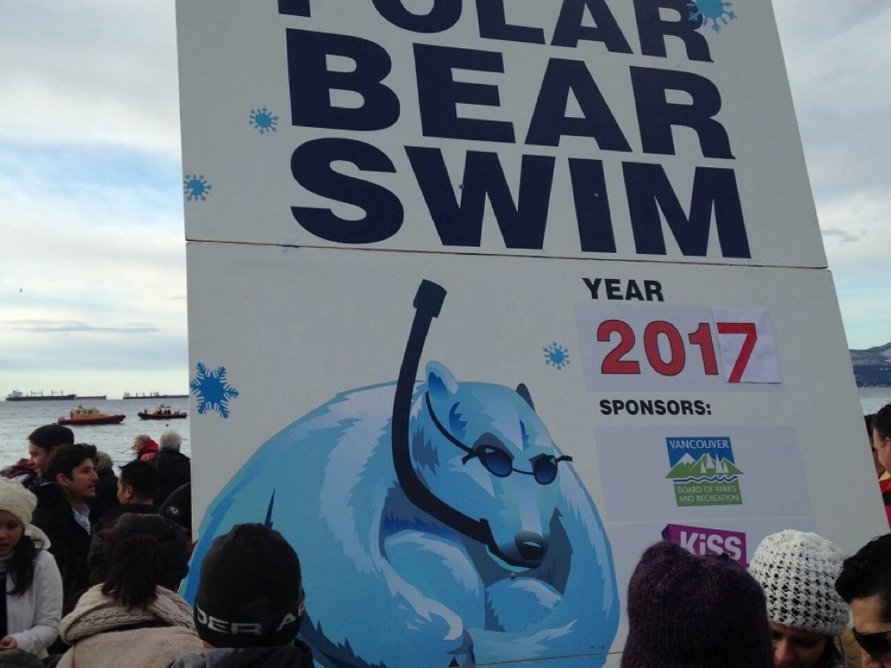 Eisschwimmen in Kanada