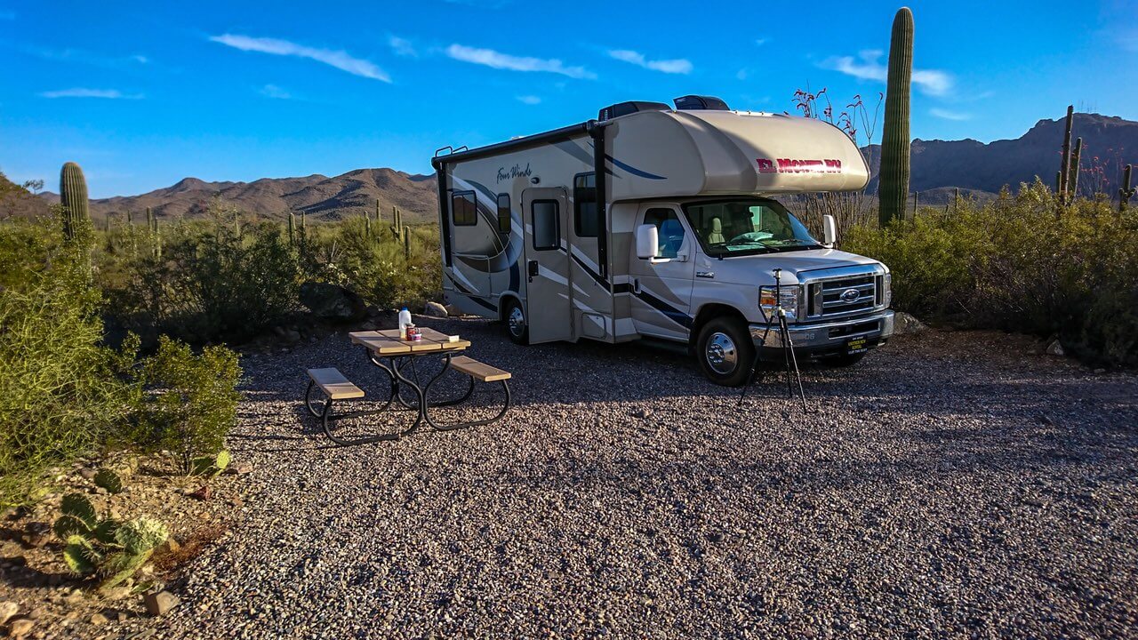 Campground im Saguaro Nationalpark
