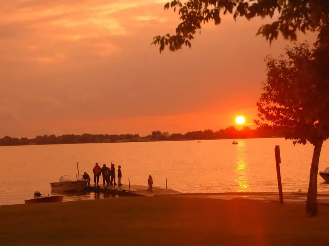 Abend im Battlefords Provincial Park