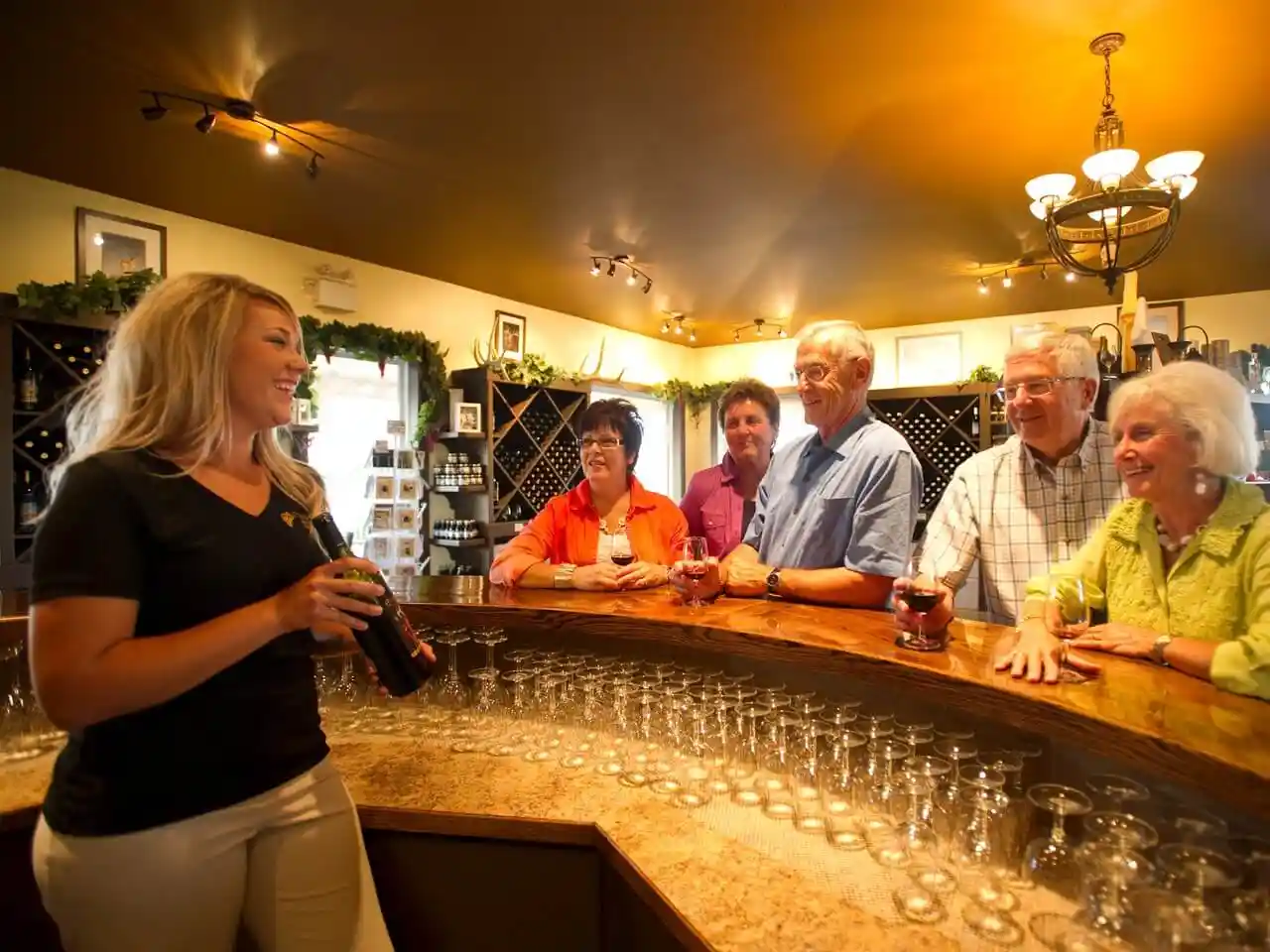 Weinprobe in Saskatchewan