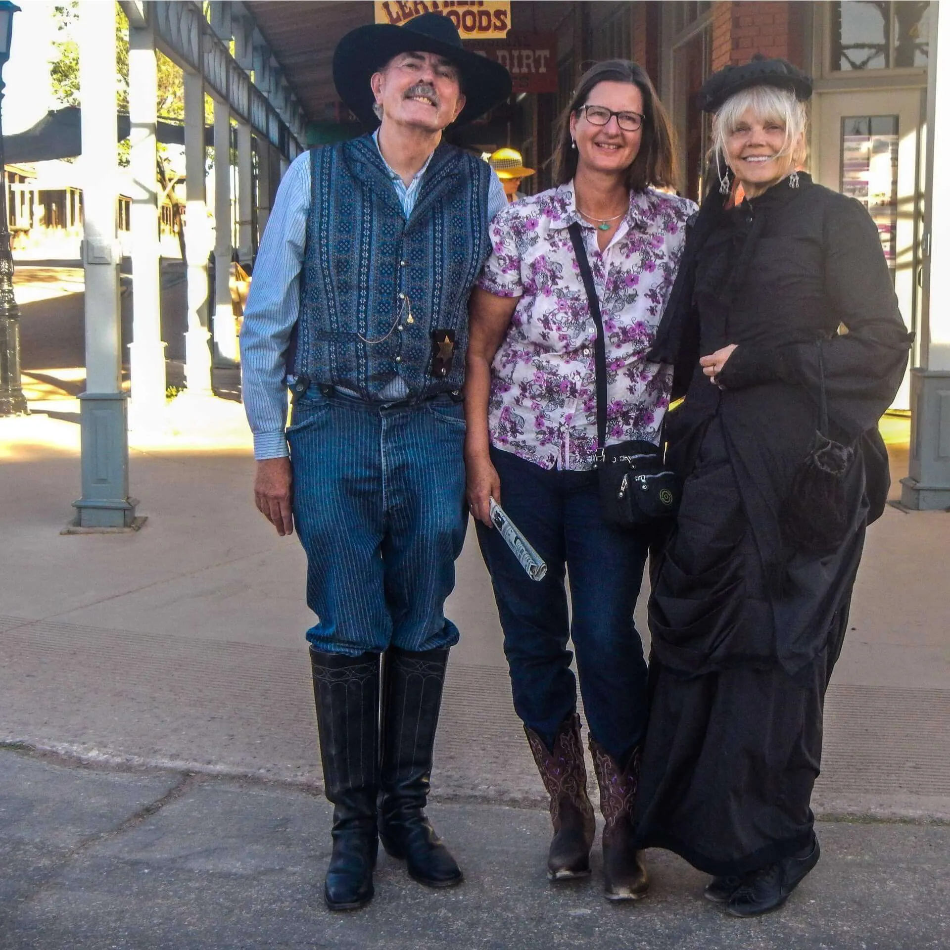 Moni mit Cowboys