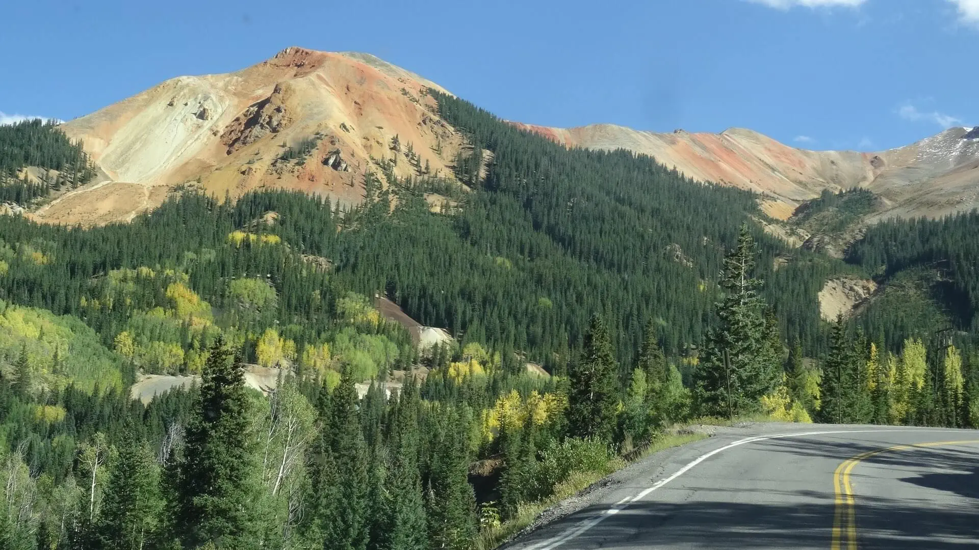 Eine Fahrt über den Million Dollar Highway.