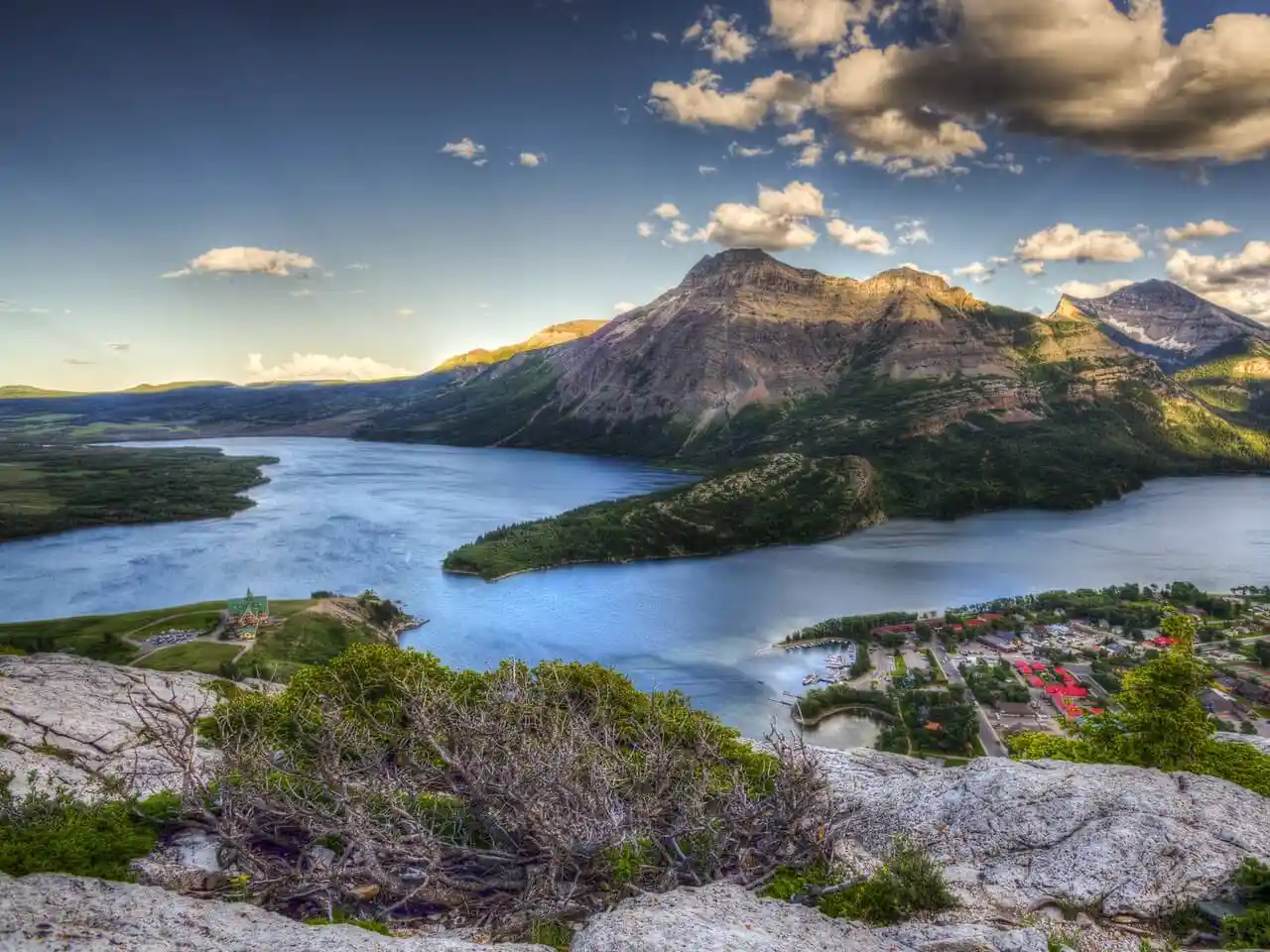 Malerischer Waterton-Lakes-Nationalpark