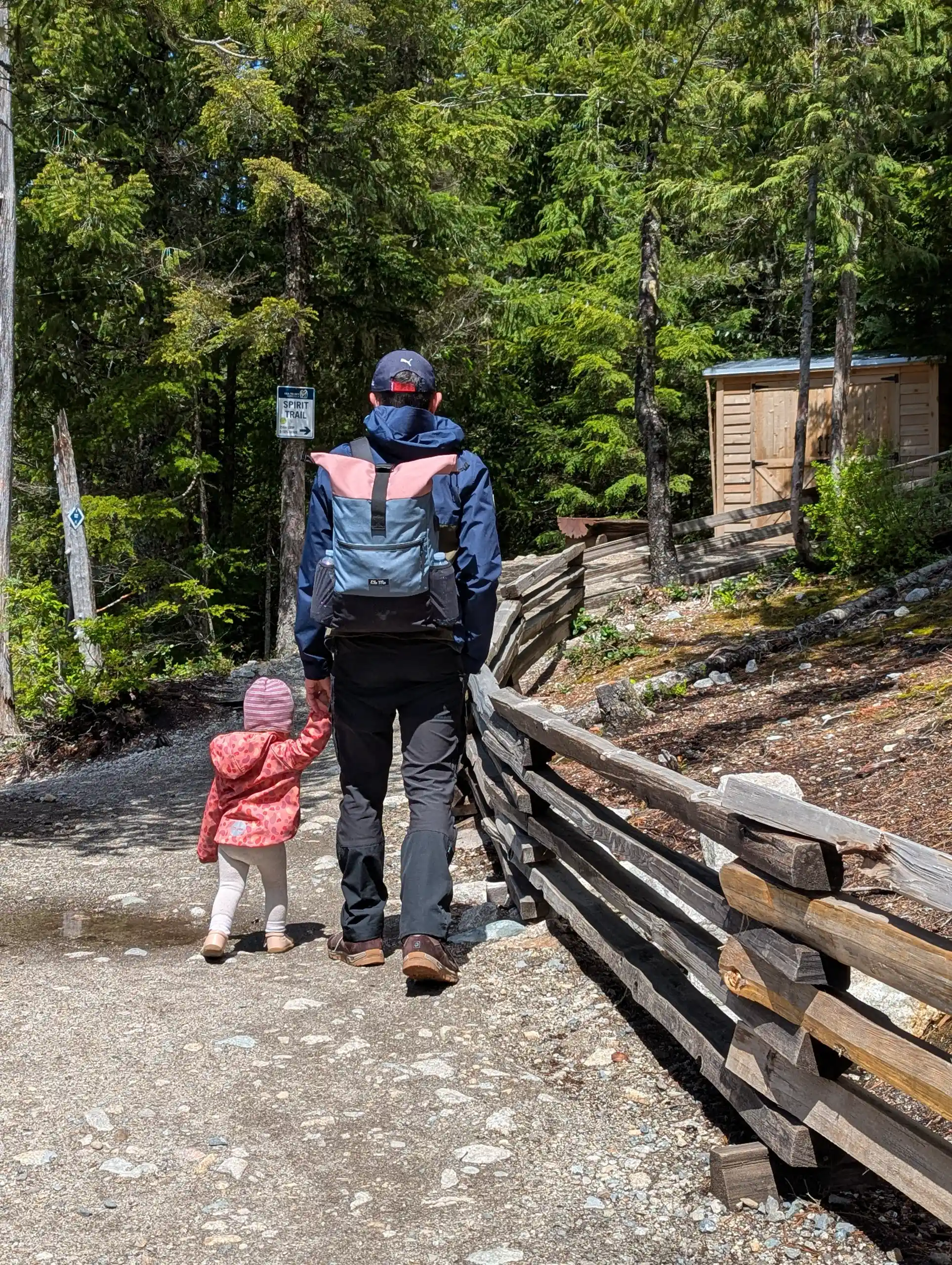 Wanderung mit einem kleinen Kind