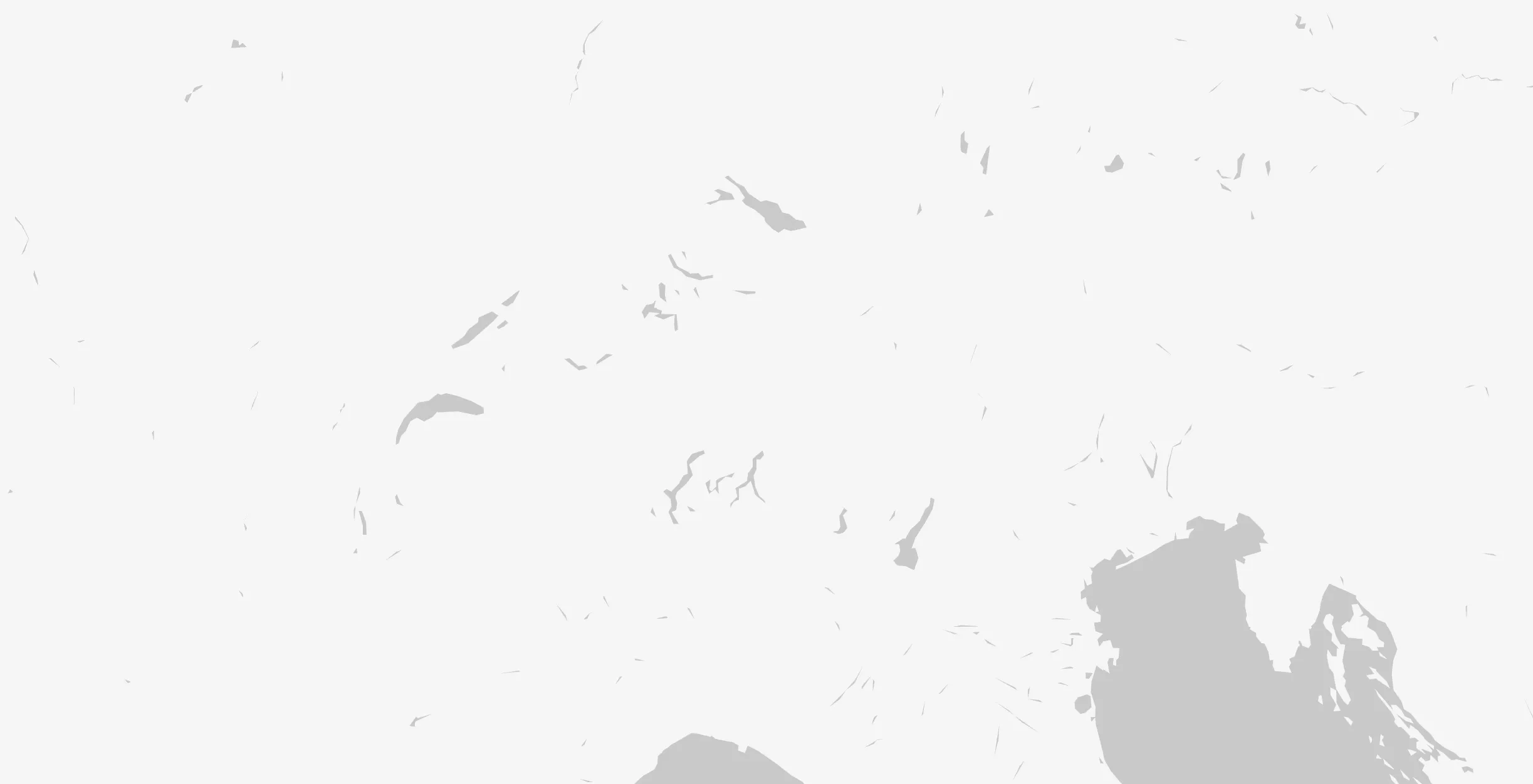 Grey map of Central Europe.