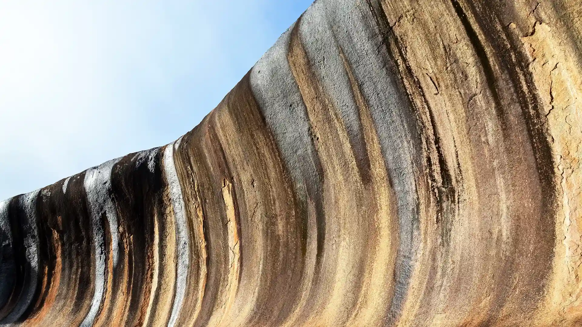 Wave Rock en Australie vue de près